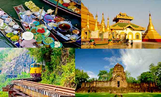 Bangkok – Kanchanburi - Myanmar Overland Tour 18 DAYS 17 NIGHTS!
